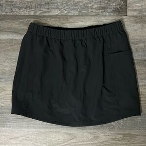 Patagonia Happy Hike Skirt Skort Ink Black Sz Medium